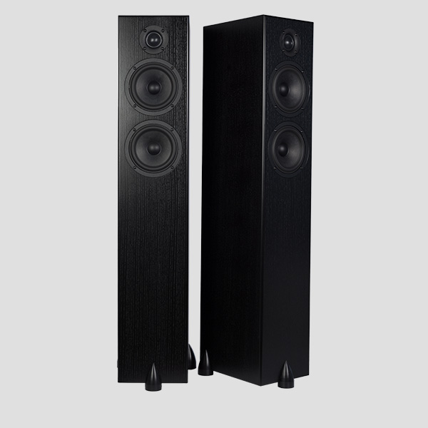 TOTEM  BISON TWIN TOWER nero (coppia)
