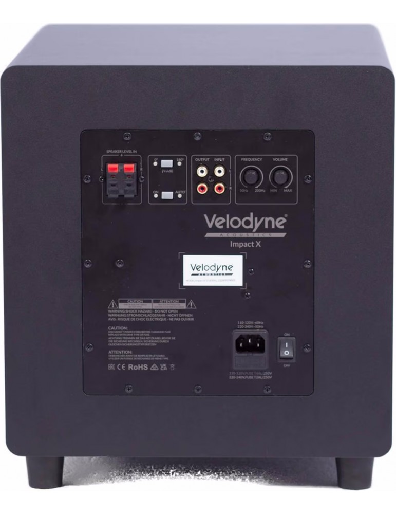 VELODYNE  IMPACT X 12 nero