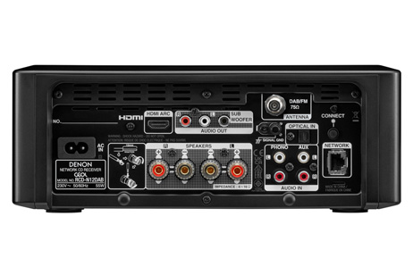 DENON CEOL RCD N12 DAB black con diffusori SC N10 black (coppia)