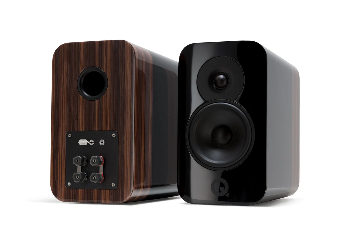 Q ACOUSTICS CONCEPT 300 nero high gloss + rosewood (coppia)