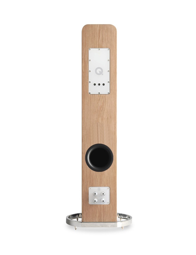 Q ACOUSTICS  CONCEPT 500 bianco high gloss + quercia (coppia)