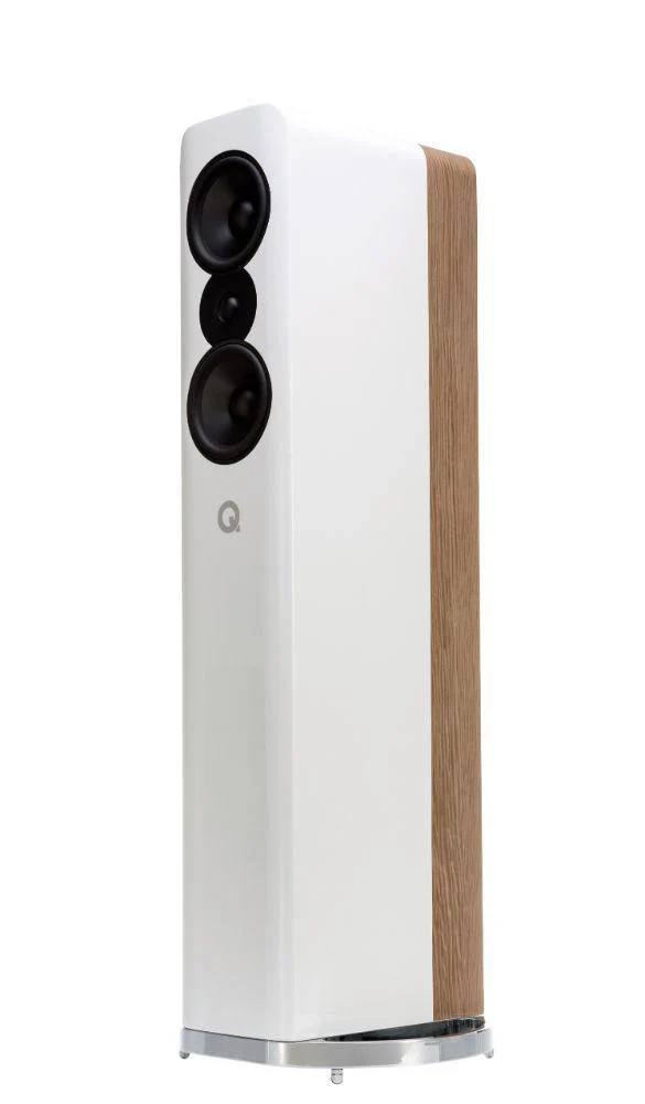 Q ACOUSTICS  CONCEPT 500 bianco high gloss + quercia (coppia)