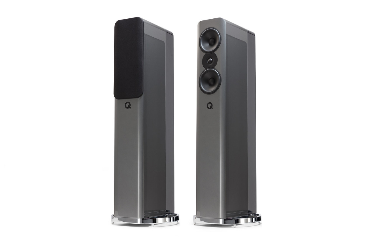 Q ACOUSTICS CONCEPT 500 silver + ebano (coppia)