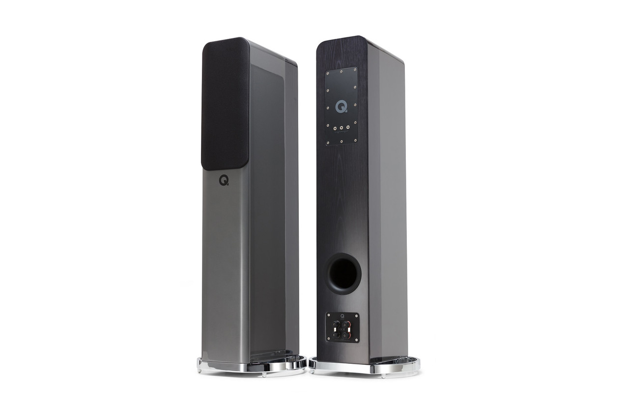 Q ACOUSTICS  CONCEPT 500 silver + ebano (coppia)