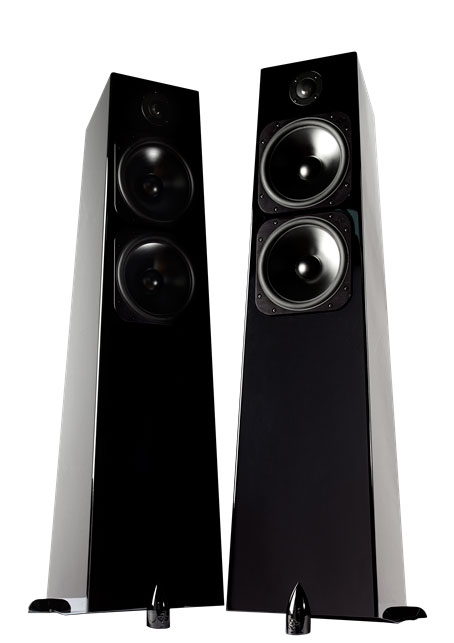 TOTEM  METAL V2 nero (coppia)