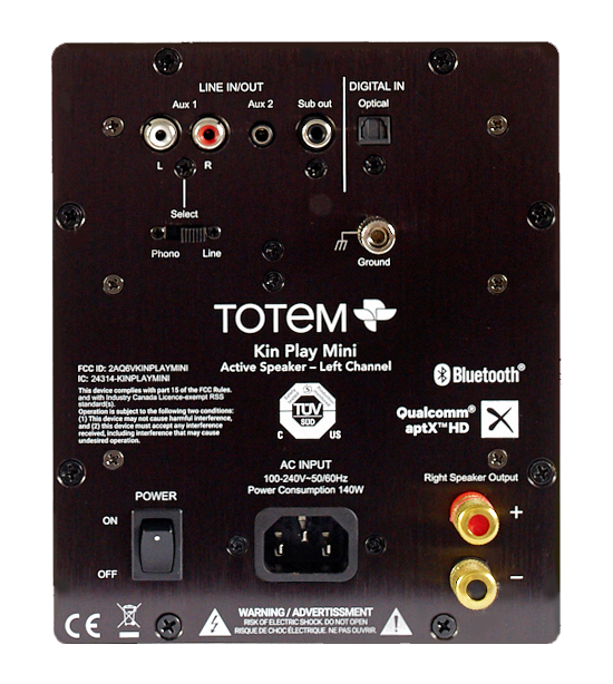 TOTEM  KIN PLAY MINI nero (coppia)