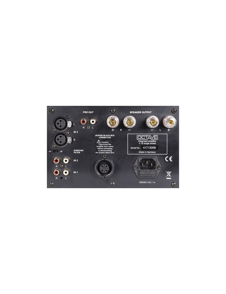 OCTAVE  V 16 SINGLE ENDED LINEA nero